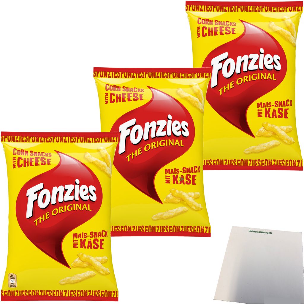 Fonzies Original knusprige Mais-Snack mit Käse-Geschmack Produktbild 