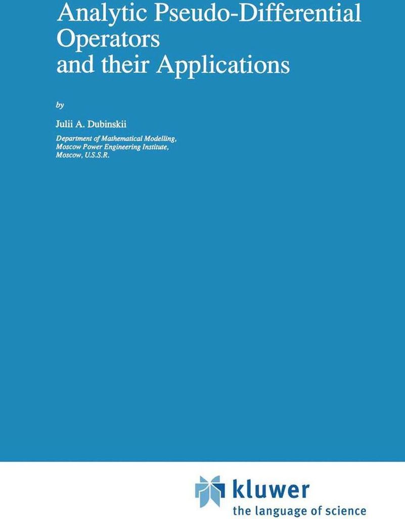 Analytic Pseudo-Differential Operators and their Applications
