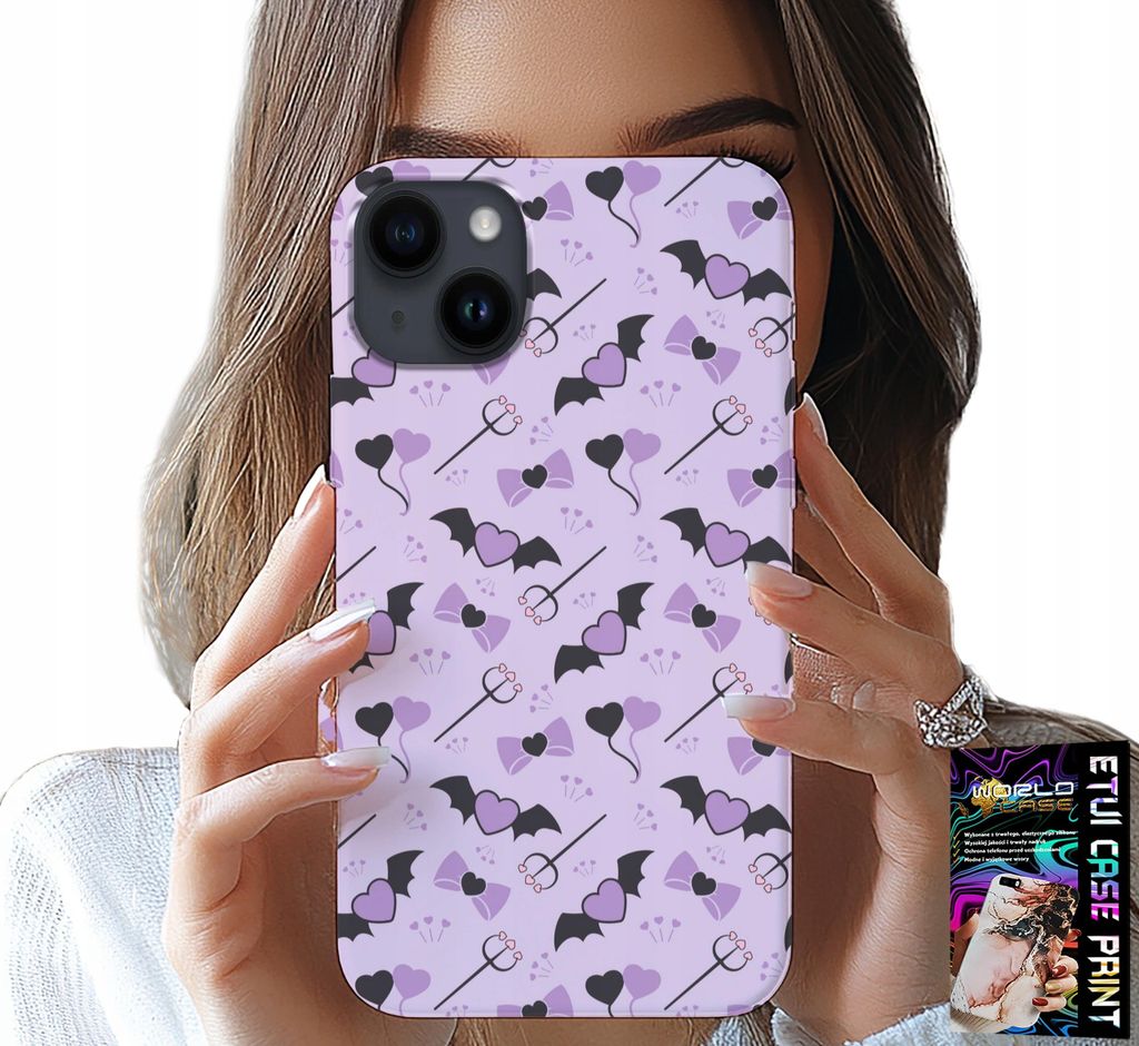 Fall Für Iphone 14 - Modische Designs Gabel Herzen Bogen Bögen