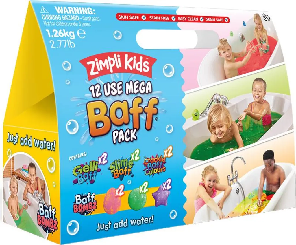 Coffret de jeux de bain sensoriels pour enfants de 3 à 8 ans multicolore