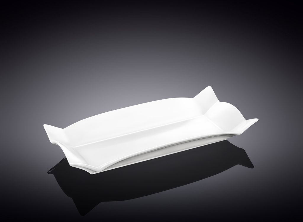 Assiette de service Wilmax, 25 x 12 cm, blanche, en Image du produit 