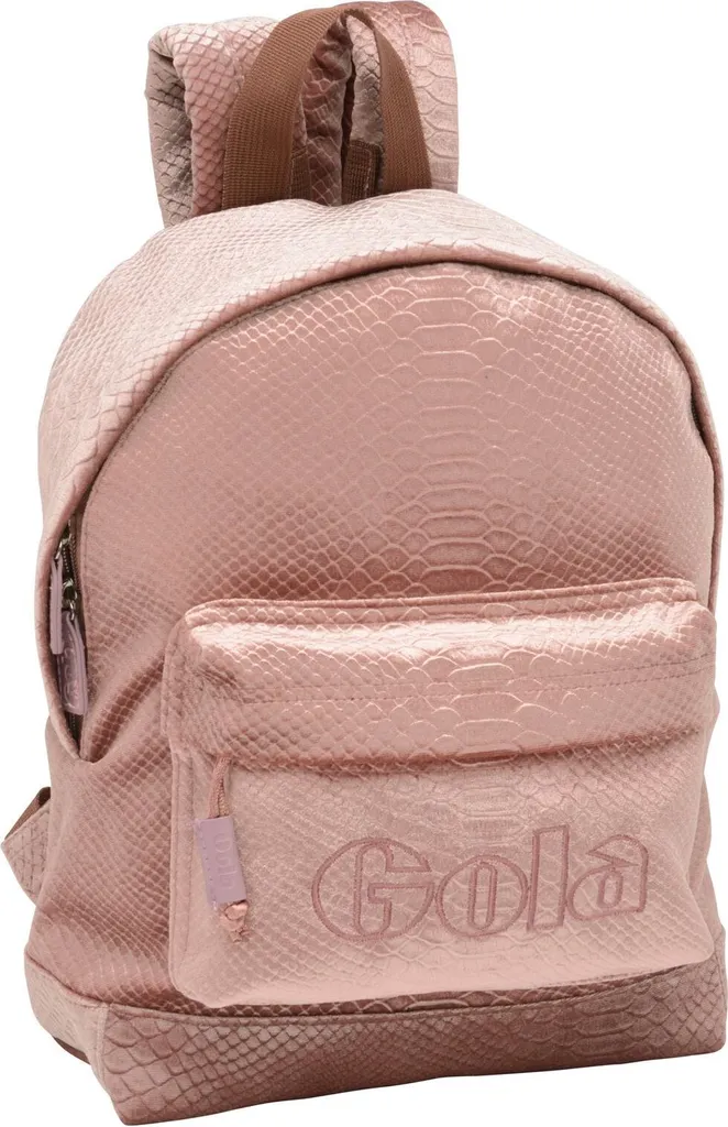 Gola zaino Mini Harlow Velvet Snake Pink rosa