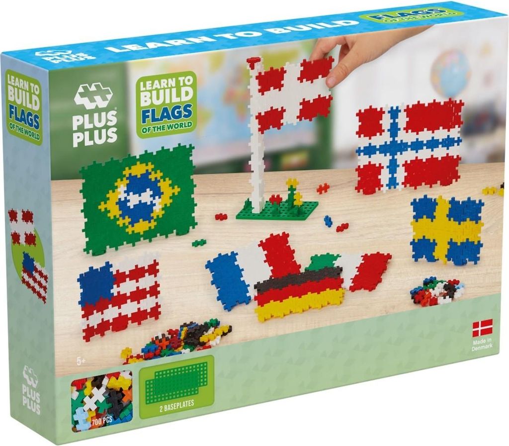 Plus plus Fahnen bauen lernen plus-plus: 700 Teile (3932)