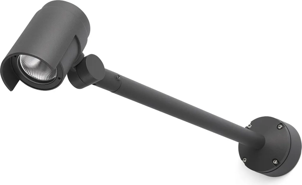 Projecteur LED FOC-2 3000K IP65 gris foncé pour éclairage extérieur