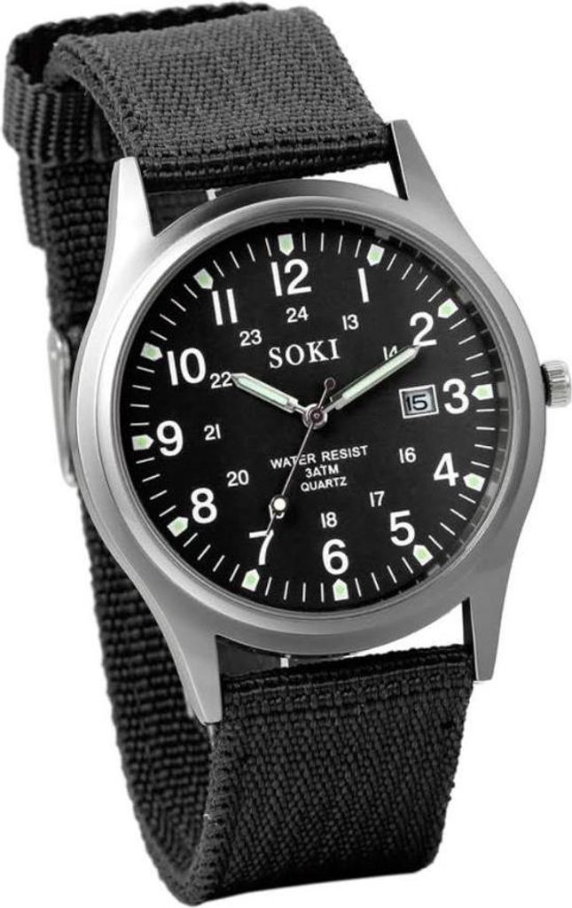 Jewelrywe Analoge Armbanduhr JW-1234 mit Kalender, Produktbild 