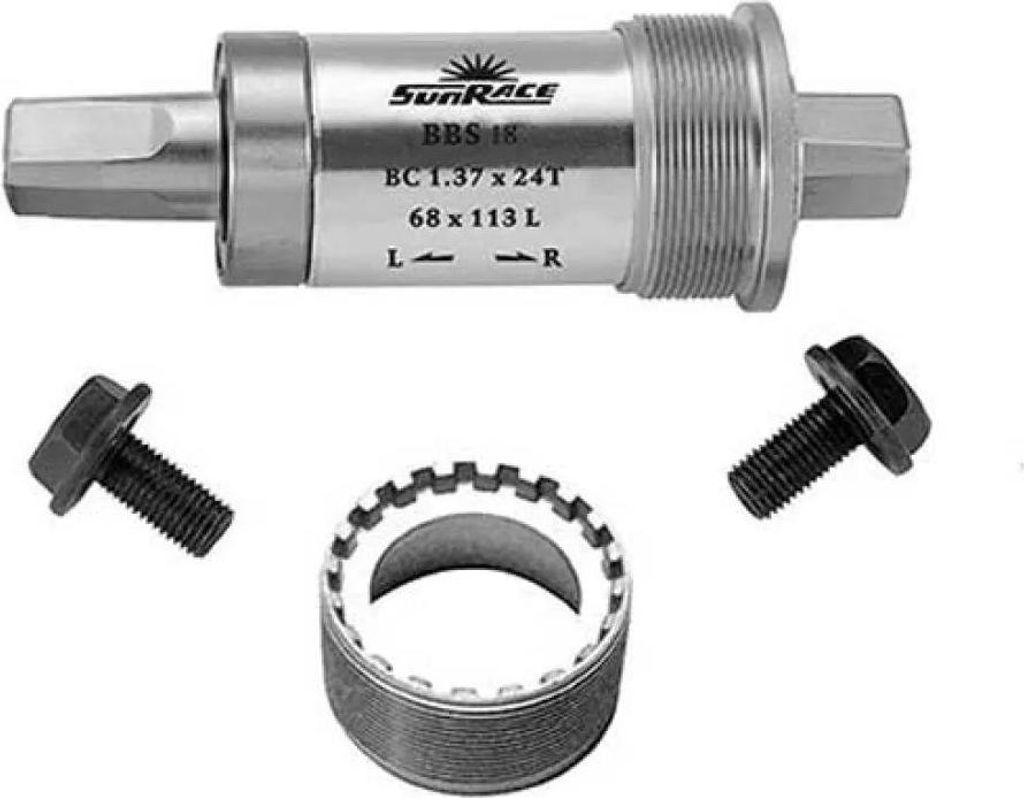 Sunrace Bbs18 Tretlager Silber 70 mm / 116 mm Silber 70 mm Produktbild 
