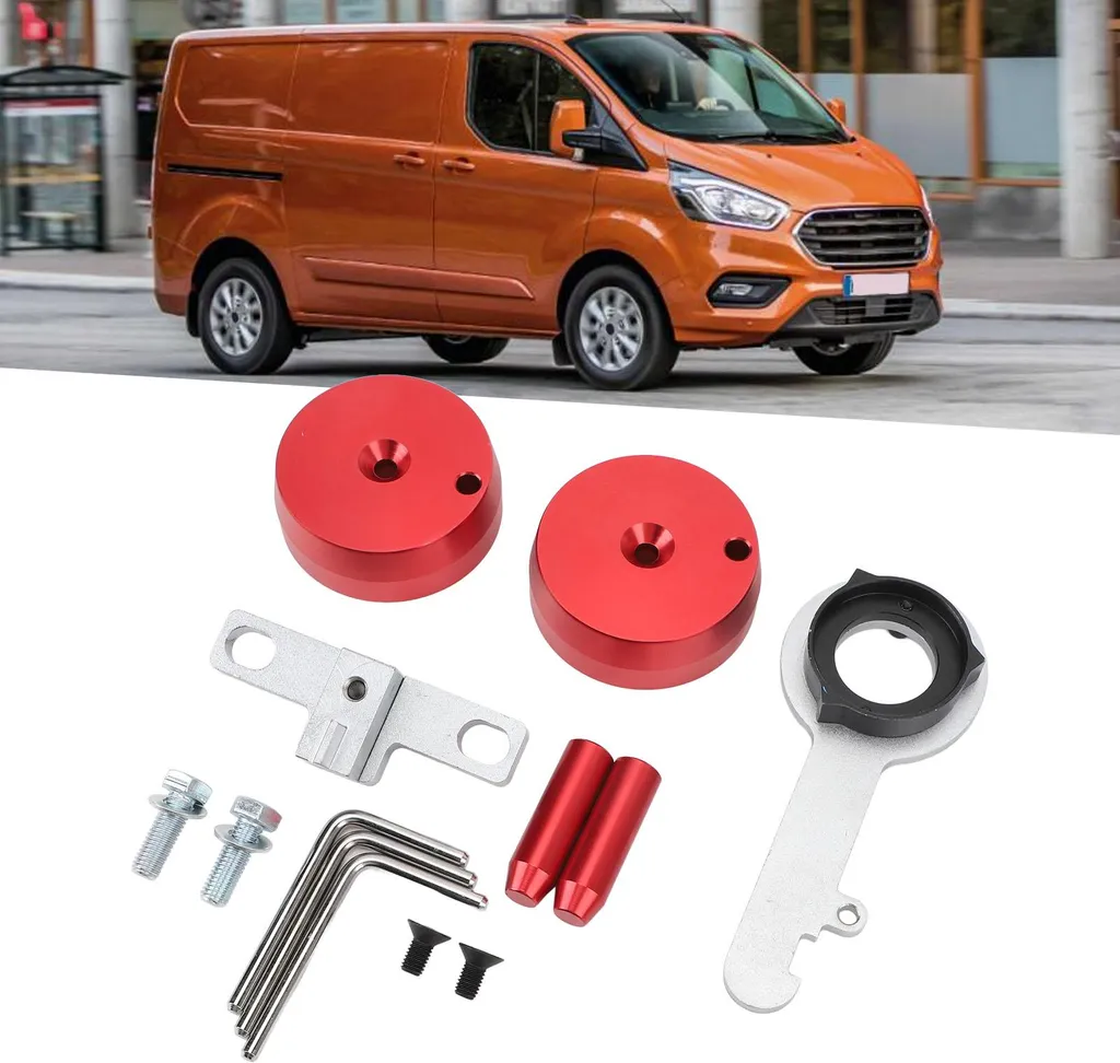 Set di utensili di regolazione per motori diesel 303-1637 Acciaio al carbonio Allineamento alberi a camme Set di fissaggio volano per Transit Focus Galaxy