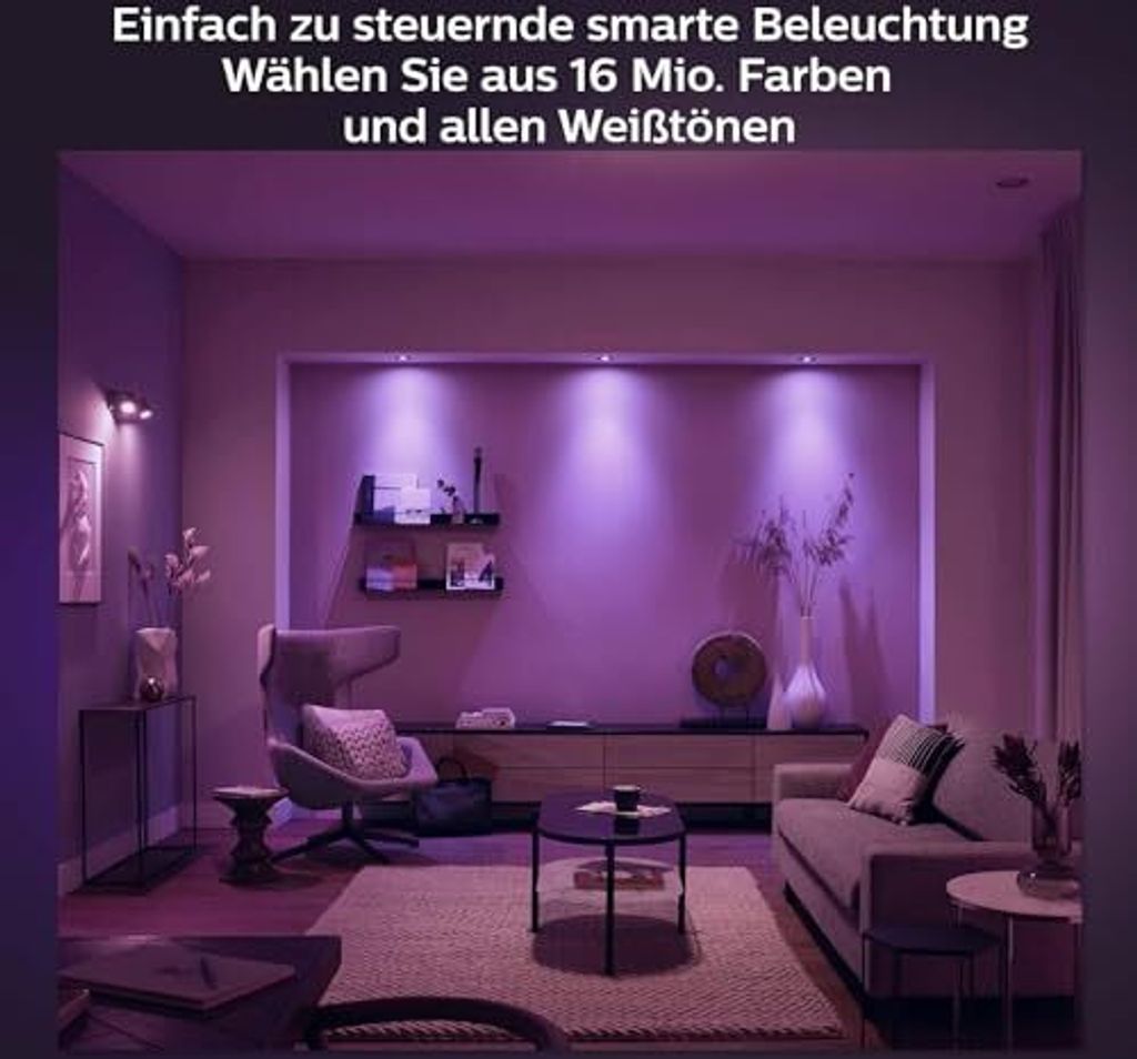 Philips Hue White & Color Ambiance Centura Einbauspot 1 Produktbild 6