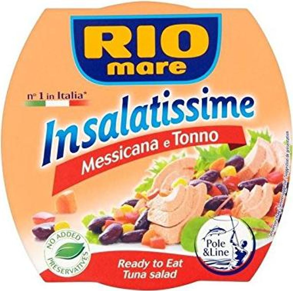 Rio Mare Thunfischsalat Mexikanischen Stil 160G - Packung mit 2