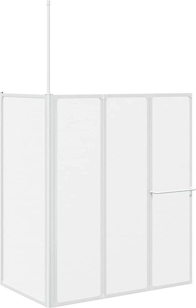 vidaXL Badewannenbildschirm Matt 120 x 70 x 137 cm Produktbild 