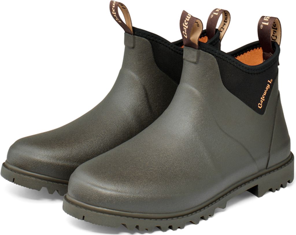 Gateway1 Ascot Lady II 6' 3mm Gummistiefelette Stiefelette, Farbe:1047DarkBrown, Größe:Size9US40EU