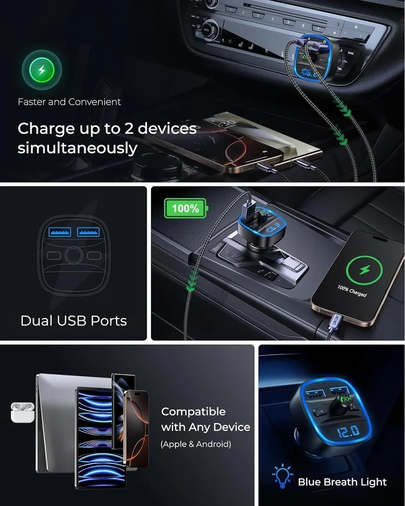 Transmetteur FM Bluetooth : la solution mains libres pour vieux postes - 5