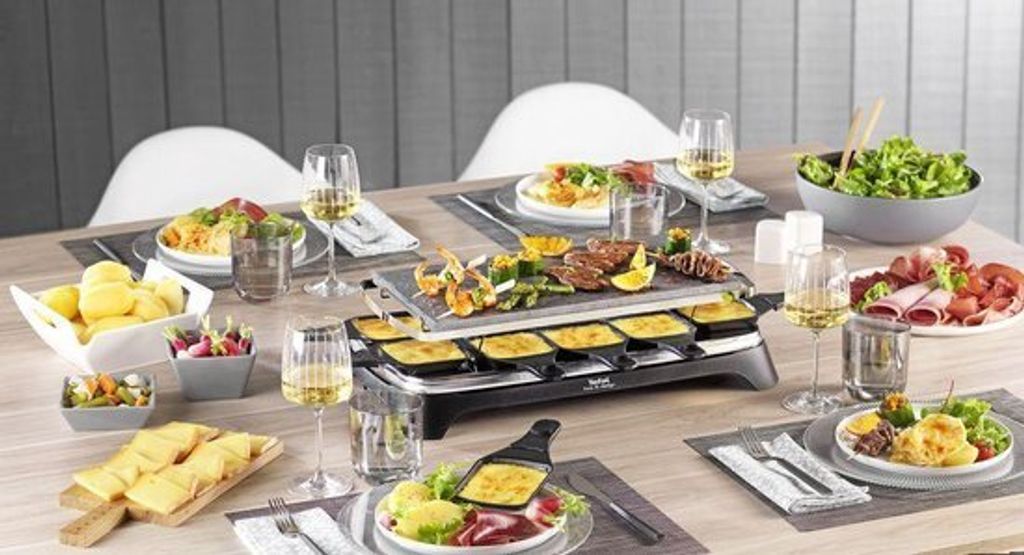 Tefal Raclette Pierrade PR457B für 10 Personen grau Produktbild 15