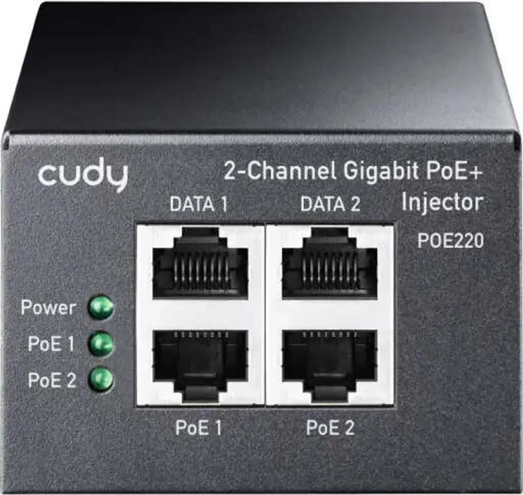 Injecteur PoE Cudy POE220 : Alimentez 2 Appareils sans Prise
