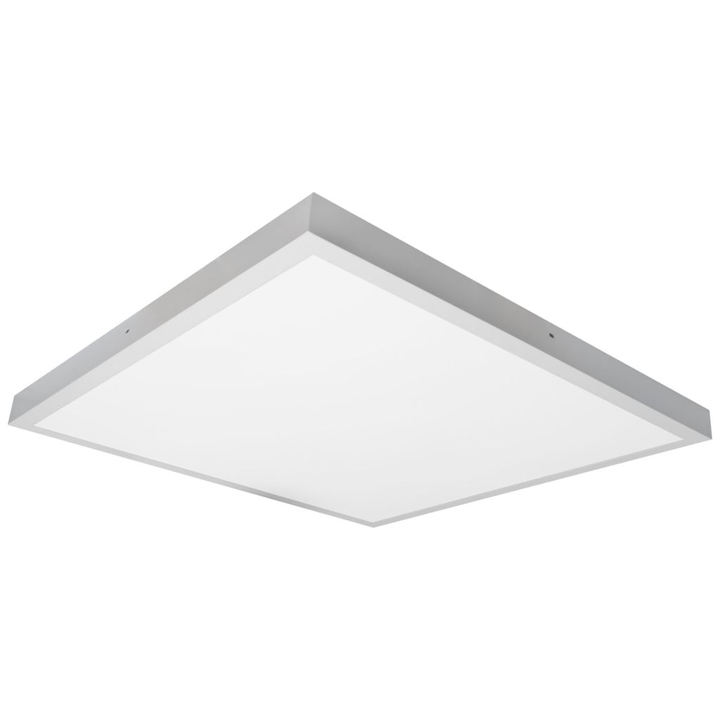 MasterLED Panel 60x60cm Aufbauleuchte 60W Neutralweiß 4500K Flache Deckenlampe IP20 Slim Deckenpanel Büro Werkstatt 4800lm Weiß