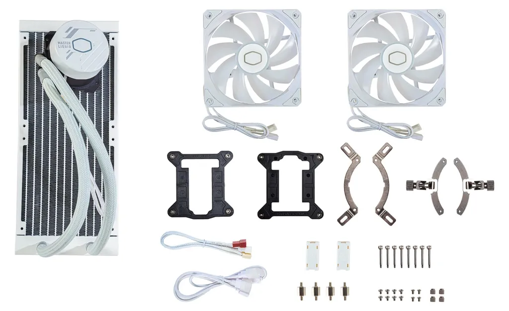 Cooler Master MasterLiquid 240L Core ARGB Blanc - Kit Watercooling AIO - 7