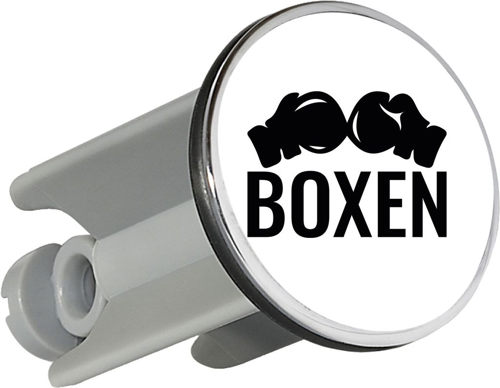 Huuraa Waschbeckenstöpsel Boxen Boxhandschuhe 4cm höhenverstellbar Abflussstopfen Geschenkidee