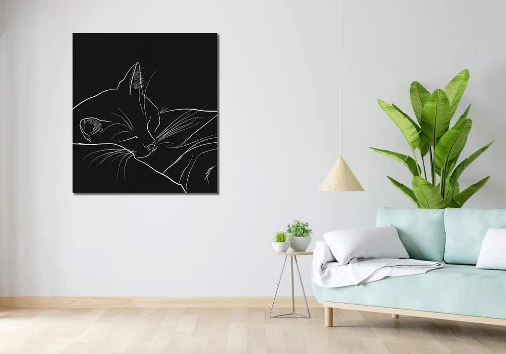 Quadro 90x100 cm Tranquillità notturna - 2