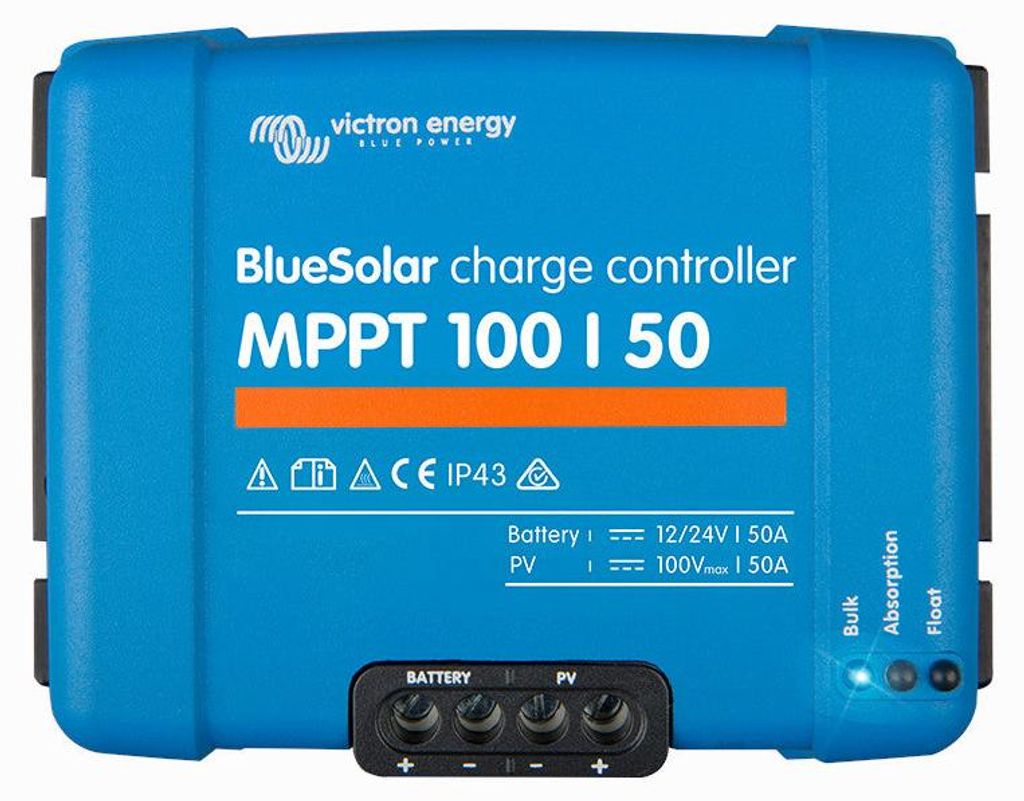 Victron Solar Laderegler | Blue Solar | MPPT 100/50 | 12/24V