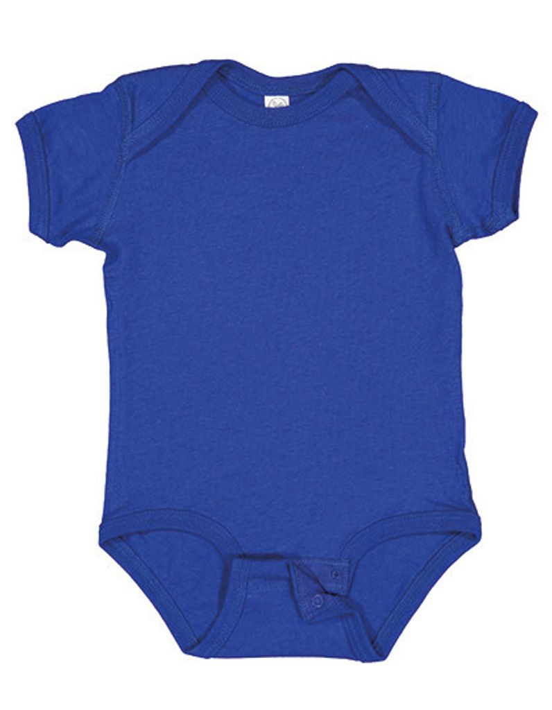 Rabbit Skins Infant Fine Jersey Short Sleeve Bodysuit