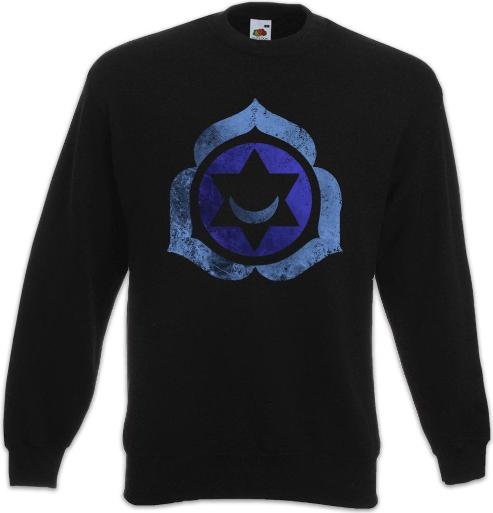 Urban Backwoods Chakra Thymus, Sweatshirt, Farbe: Schwarz, Größe: S