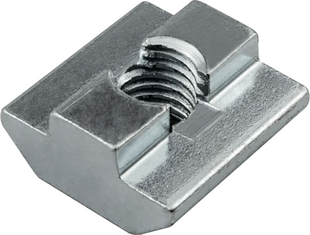 KLAK 40 - Edelstahl Nutenstein schwer Gleitmutter M8 Nut 8 für Aluprofil 40-er - 10 Stück