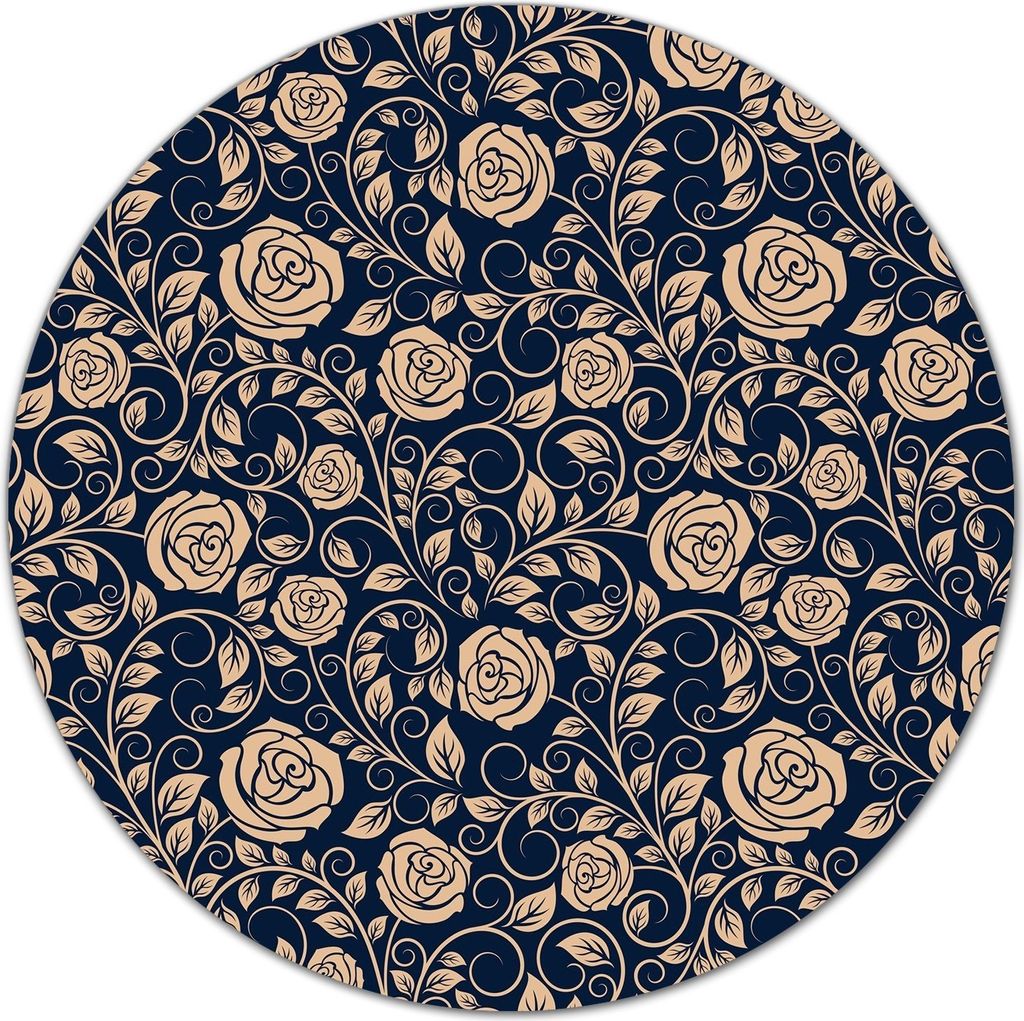 Herd-Abdeckplatte Glas Schneidebrett Ceranfeld-Abdeckung - 40 cm - Vintage Rose gold