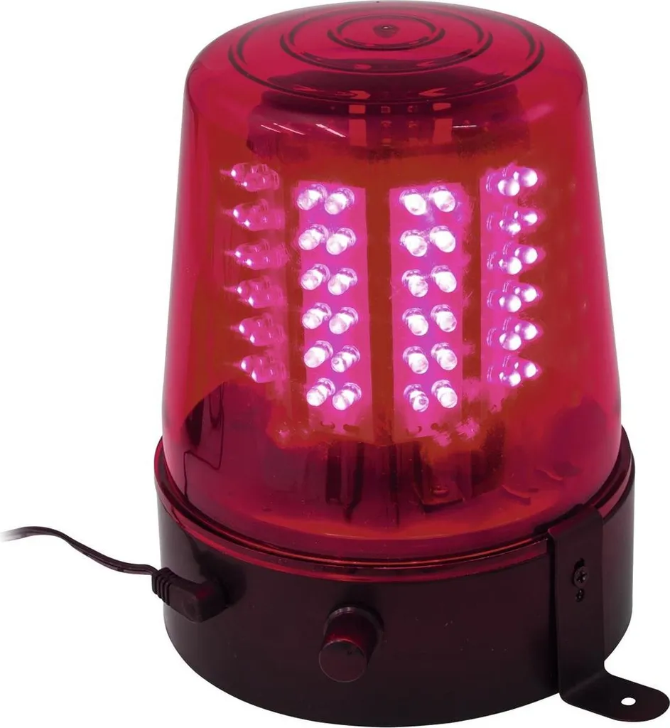 Gyrophare LED Rouge 108 Diodes Haute Luminosité Eurolite 51931471