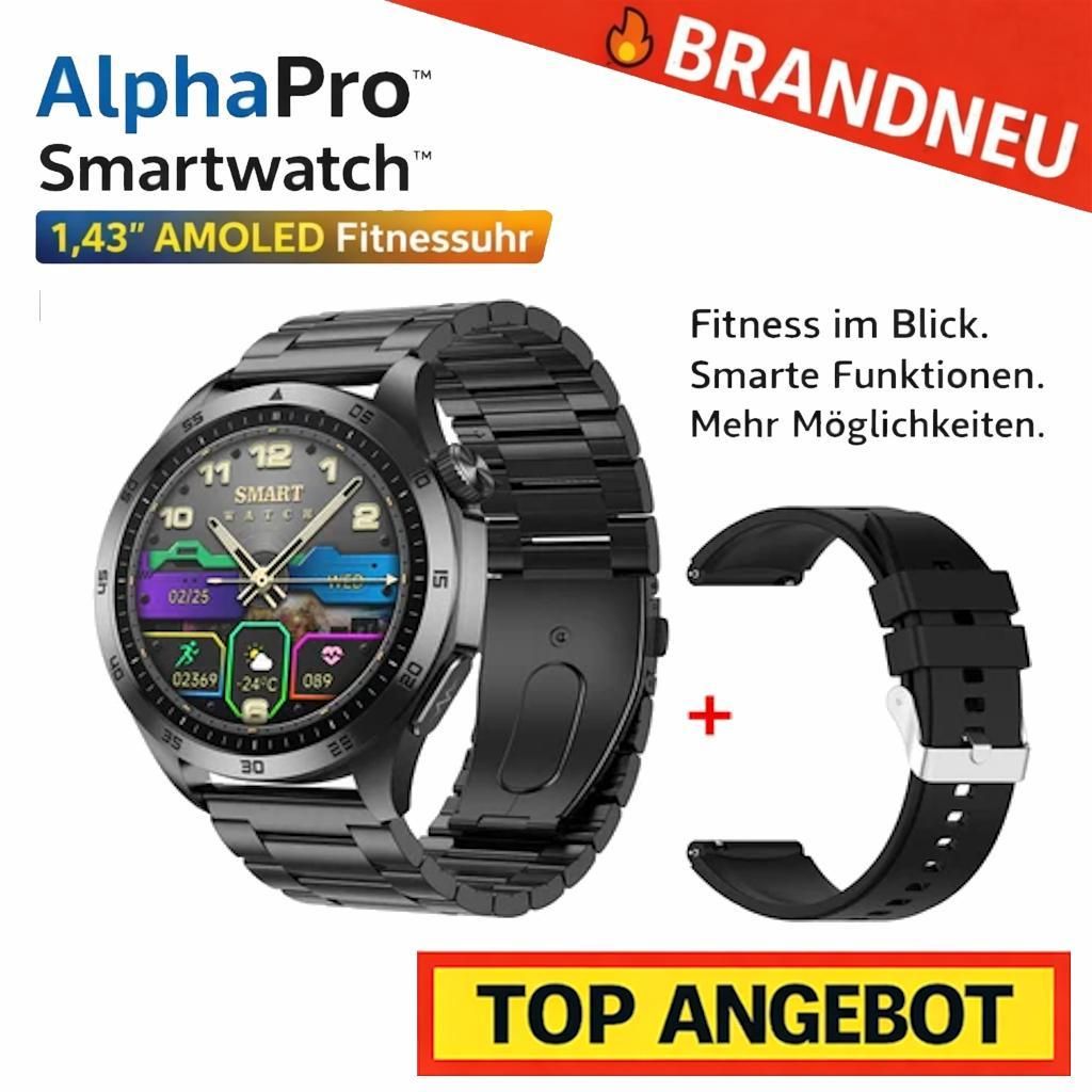 Montre connectée AlphaPro™ 1,43" AMOLED Montre de fitness Image du produit 
