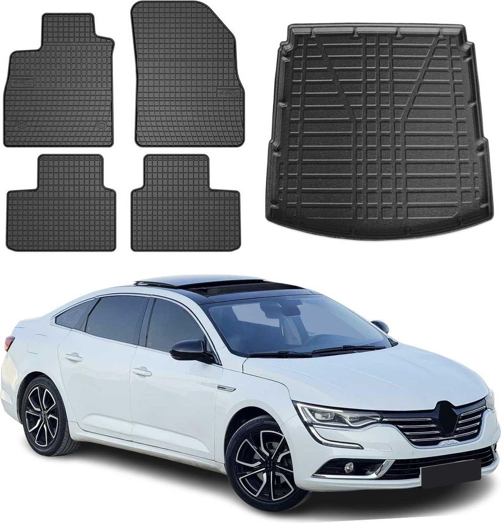 Tapis & bac de coffre Set pour Renault Talisman 2015-2025 Image du produit 