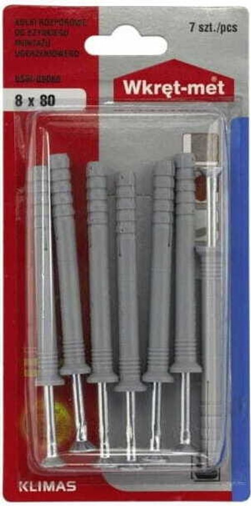 Universal-Spreizdübel 8x80mm 7St Produktbild 