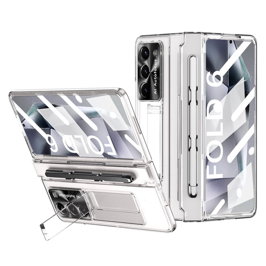 Pouzdro pro Samsung Galaxy Z Fold 6 Průhledné galvanizované Obrázek produktu 
