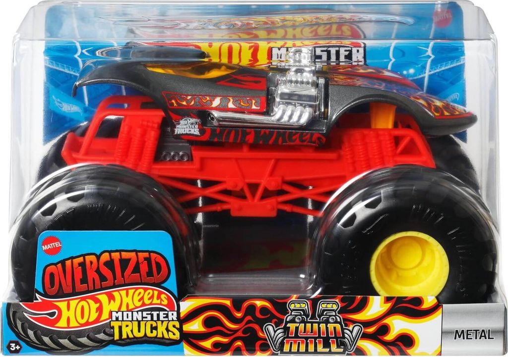 Mattel FYJ83; JDR14 - Hot Wheels Monster Truck 1:24 - Twin Mill - % VOL %