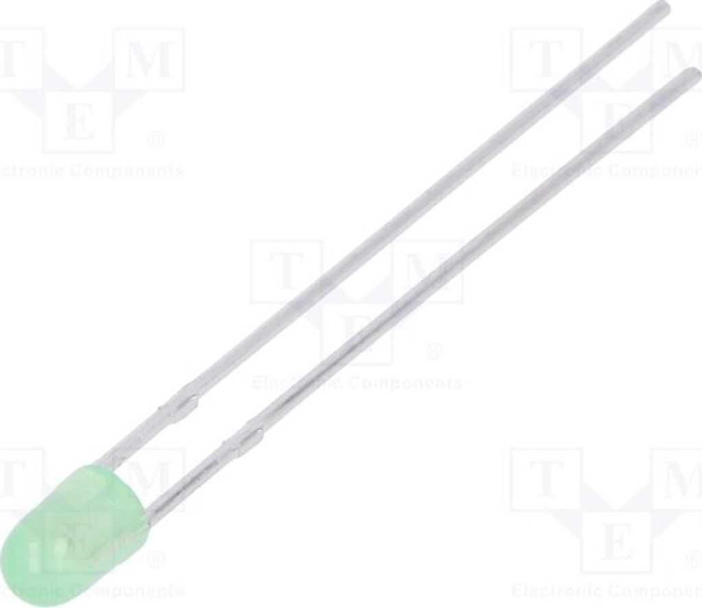 5x LED 90÷160mcd 80° LL-304GD2P-1B LED Dioden THT 3mm gelb-grün 3mm
