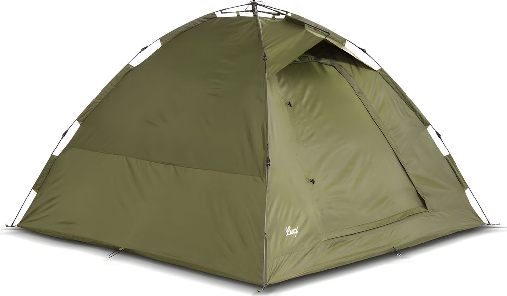 MK-Angelsport Ruck Zuck Karpfenzelt – Pop-Up Bivvy 2-Mann Mit Fest Eingebauter Plane, Inkl. Gummihammer