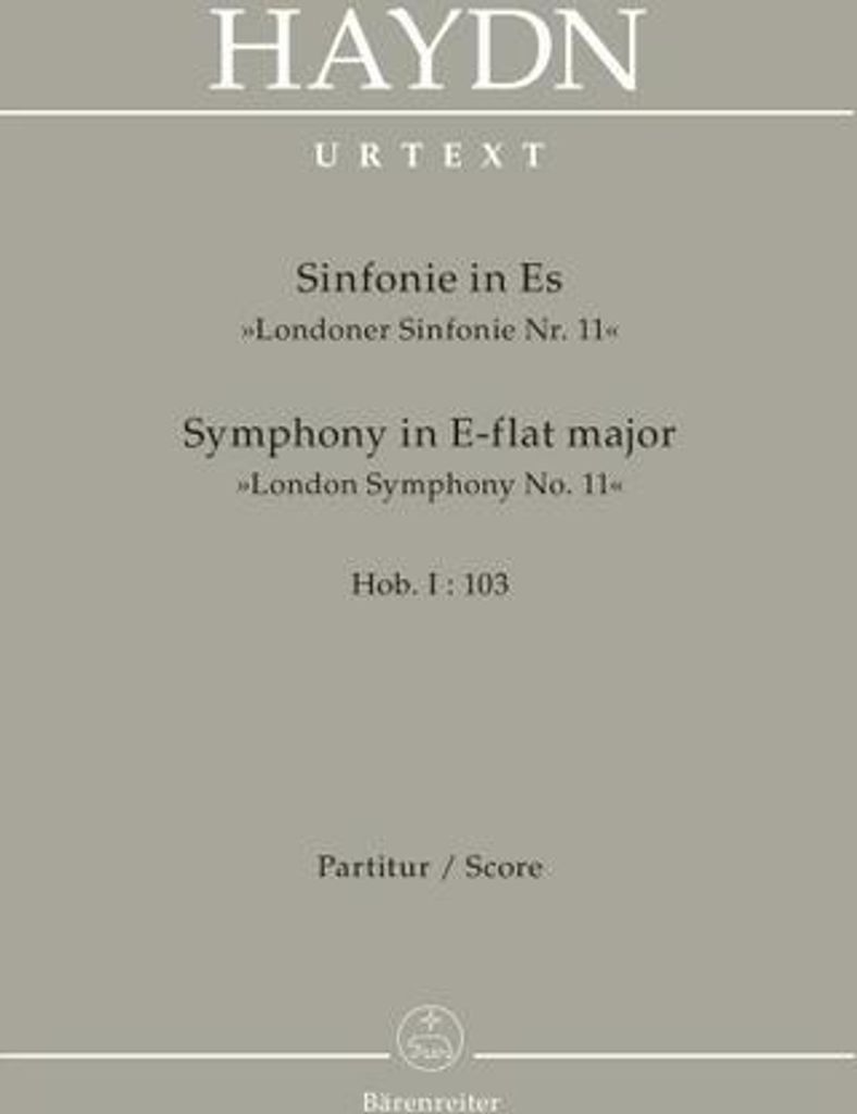 Sinfonie Es-Dur Hob.I:103 für OrchesterLondoner Sinfonie Nr.11