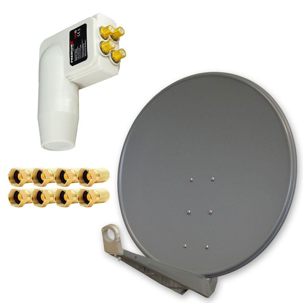PremiumX DELUXE SAT Anlage für 4 Teilnehmer 100cm Produktbild 