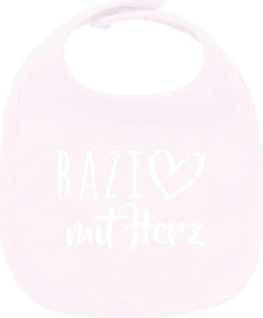 Huuraa Unisex Babylatz Bazi mit Herz Geschenk Babypink Baumwolle Bazi Mitbringsel