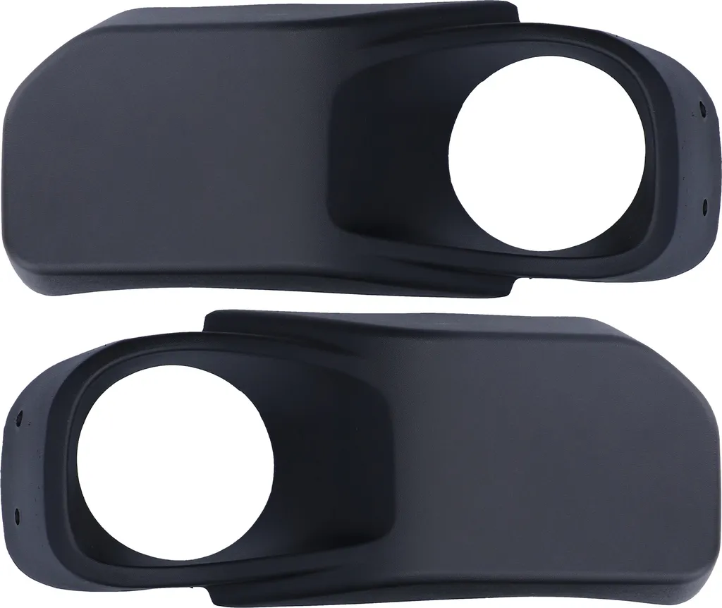 Lunette de lampe antibrouillard noire - Garniture de protection pare-chocs