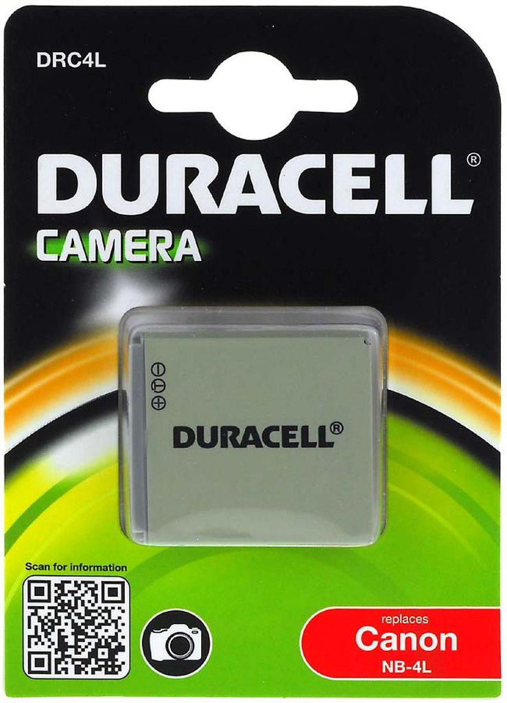 Duracell Akku für Canon Typ NB-4L Produktbild 