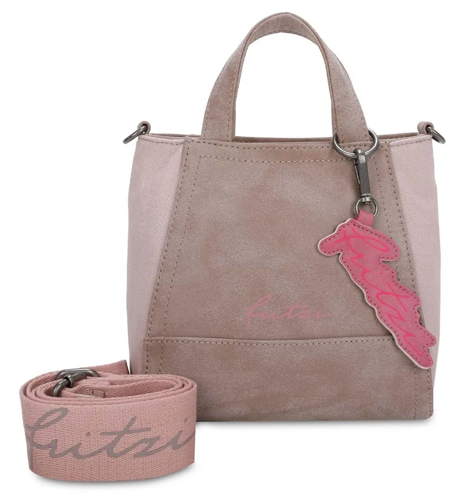 Fritzi aus Preußen Joy02 Vintage Mix Borsa a Tracolla Taupy Beige