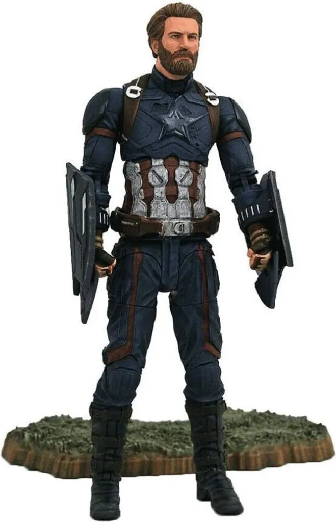 Figurine Diamond Select Captain America Avengers 18cm Articulée Marvel - 4