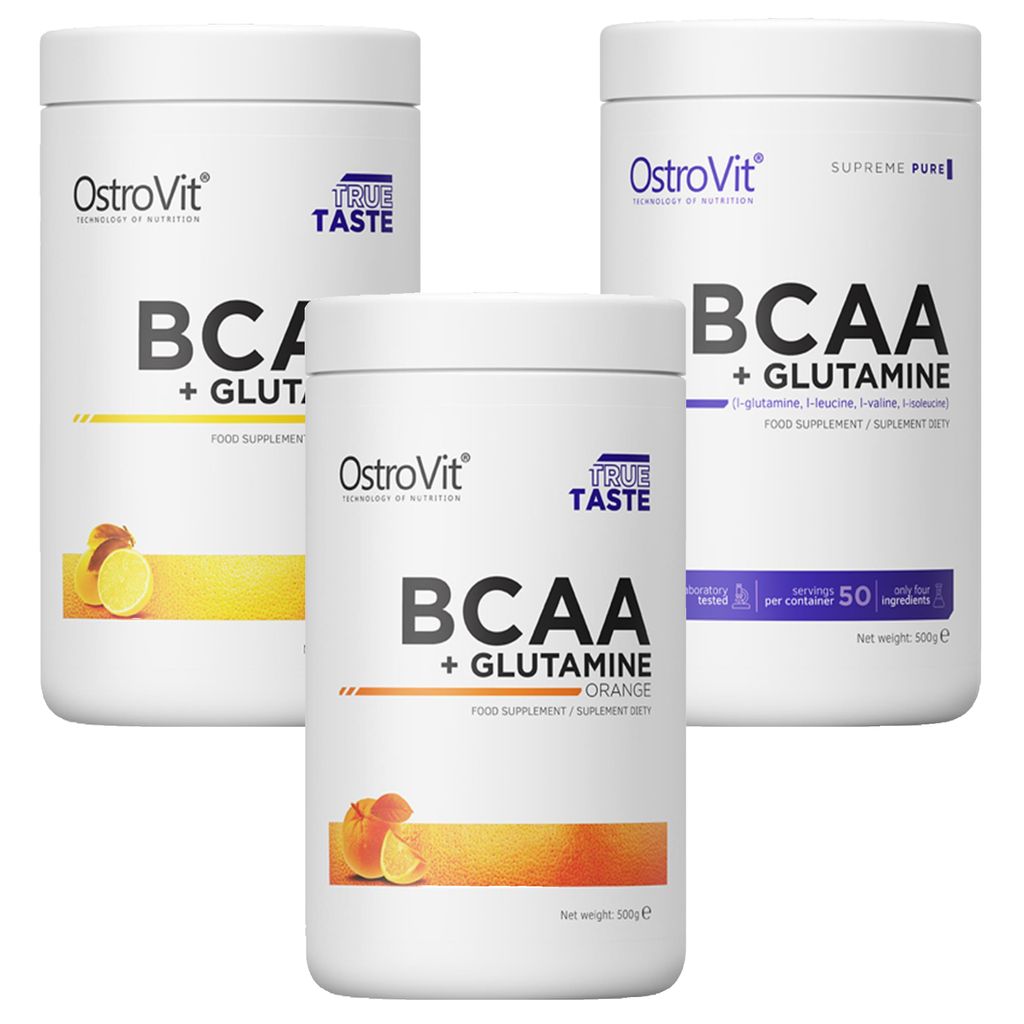1x OstroVit BCAA + Glutamin 500g Pulver je Kaufland.de
