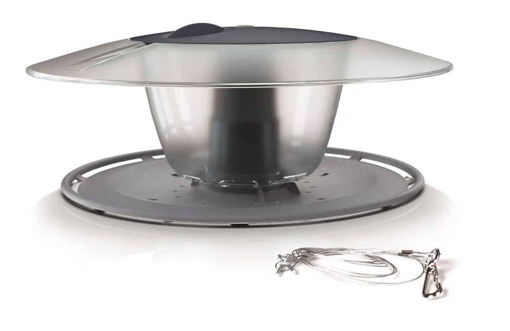 Mangiatoia Birdyfeed Round 29,4cm Grigio Pietra - Facile Montaggio