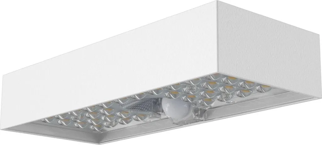 Risparmio LED: Velamp TEGEL 6W 800lm Applique Policarbonato Nero
