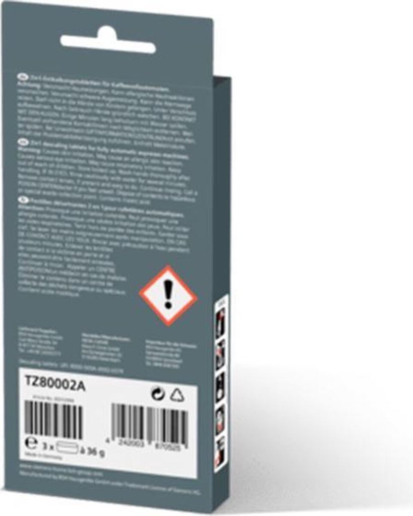 Odvápňovací tablety 3 kusy po 40g, pro KVA - Příslušenství Obrázek produktu 25