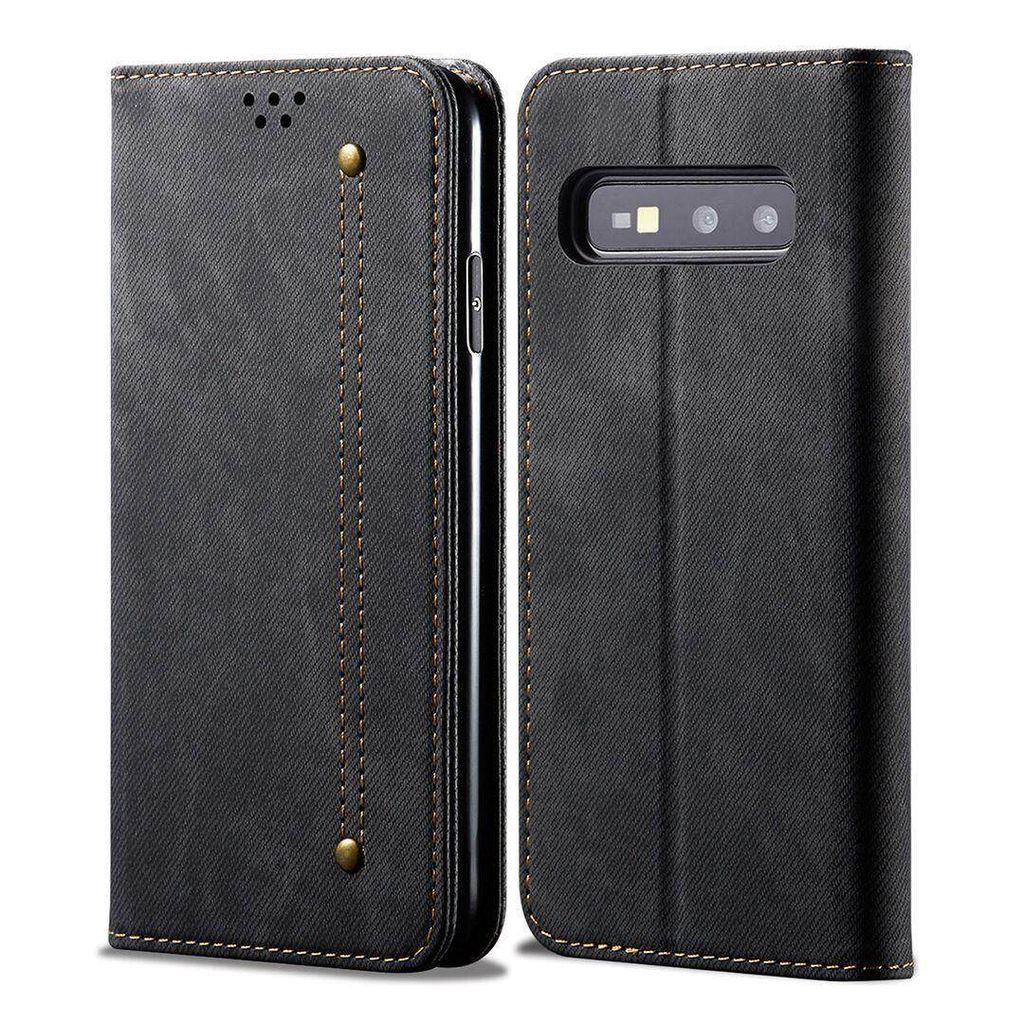 Galaxy S10e Pouzdro, Kožené Peněženkové Pouzdro s Obrázek produktu 