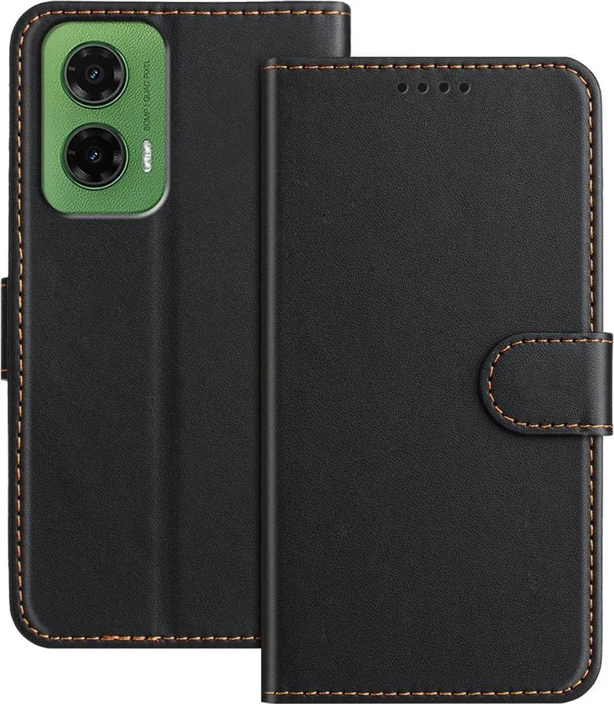 Custodia Professionale Motorola Moto G35 Phonesta Smooth Skin Nero