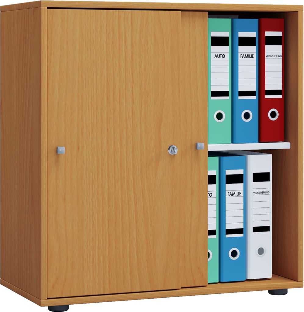 VCM Büroschrank mit 2 Fächern | moderner Aktenschrank mit Produktbild