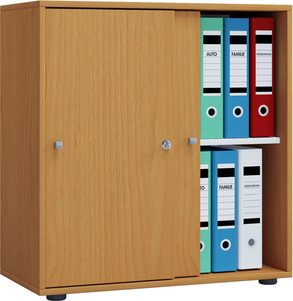 Armadietto Basso Ufficio 70cm Lona Libro - Design Compatto e Funzionale